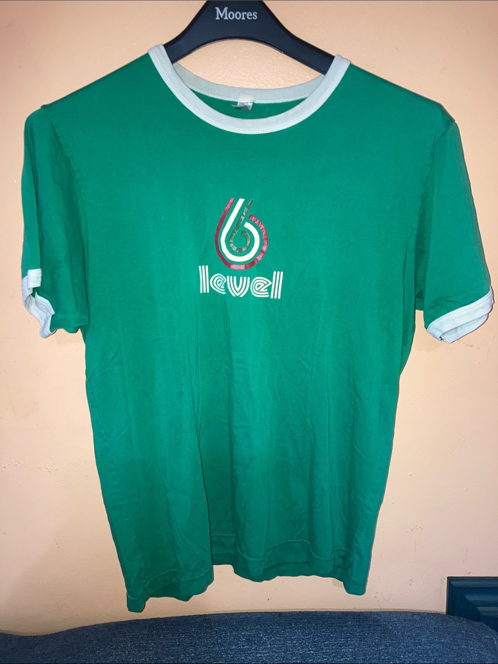 Y2K Green Ringer Short Sleeve Tee